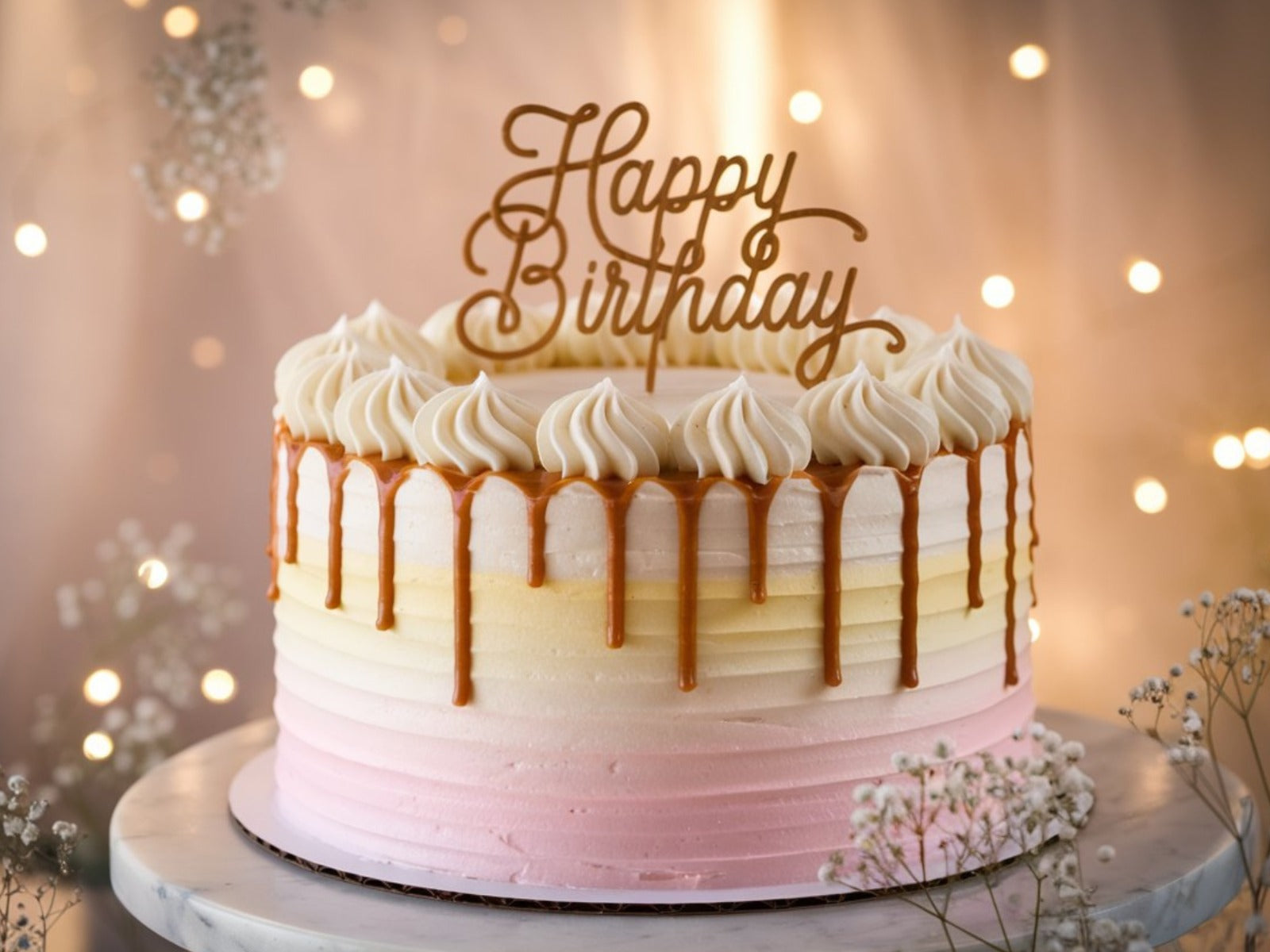 Torta Baunilha com Caramelo